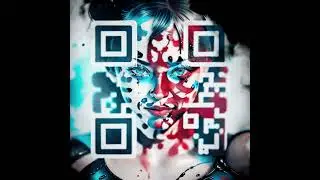 Harley Quinn Turn Into Ink Art QR Code