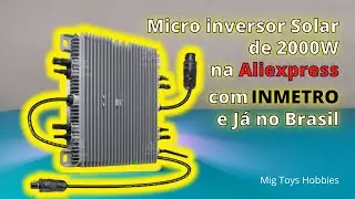 Comprei o Micro inversor solar de 2000W com Inmetro da Aliexpress