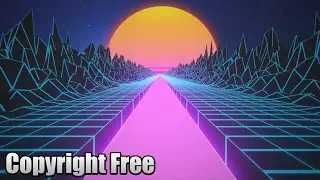 Synthwave Grid Loop Stock Video/VJ loop