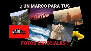 Cómo hacer un marco de fotos personal collage reciclando con Madecar barato fácil personalizado