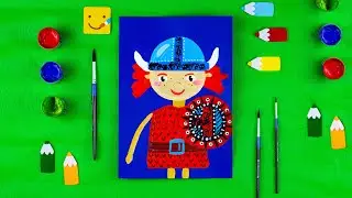 Как нарисовать ВИКИНГА / уроки рисования для мальчиков