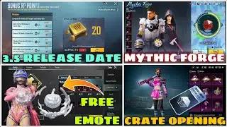 😍Collection Milestone Free Emote 😱 3.5 Update Release Date | Classic Crate Opening | Bonus Rp Points