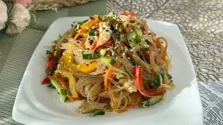 Салат ФУНЧОЗА😋| Приготовим вкусный салат за 20 минут⏳| Қазақша рецепт