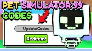 😱This *UPDATE CODE* GIVES FREE HUGE PETS in Pet Simulator 99