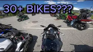 RANDOM MOMENTS WITH BIKERS - DONUT TIME