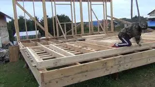 Вторая Стена Каркасного Дома СВОИМИ РУКАМИ. Серия #3.