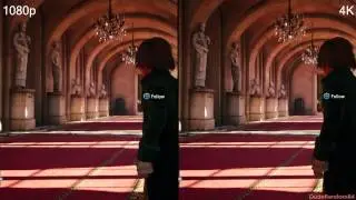 Assassin's Creed Unity 1080p Vs 4K DSR Graphics Comparison