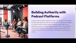 Masterclass  Building Authority With Podcasting