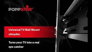 Poppstar - TV wall bracket ultra thin | for 32
