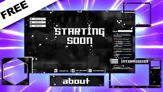 100+ Animated Stream Overlays for FREE | Custom Edits & Game Based!