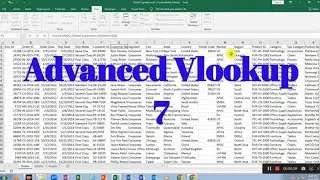 Advanced Vlookup 7 | Excel tutorials in Hindi | Excel for beginners
