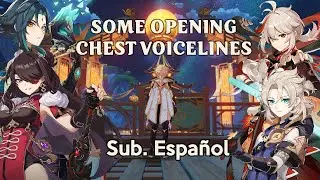 Some opening chest voicelines (Genshin Impact)|Esp