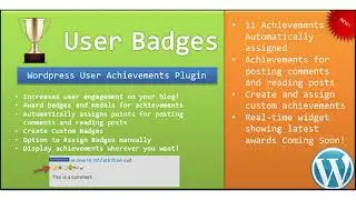 User Badges : WP User Achievements Plugin | Codecanyon Scripts and Snippets
