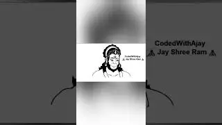 Draw Lord Hanuman Ji | Python project & How to hanuman ji in Python | Create hanuman ji 