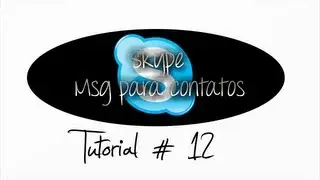 Skype Tutorial - Como enviar uma mensagem para todos os contatos com 2 cliques !