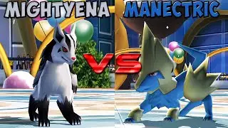Pokemon battle revolution - Mightyena vs Manectric