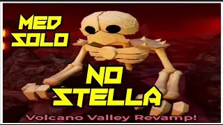 VOLCANO VALLEY REVAMP / NO STELLA / UNEDITED / SOLO / Medium Mode Challenge / Roblox