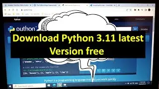 Install Python IDE software and run on windows