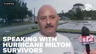 Hurricane Milton survivors in Florida speak on their terrifying experience weathering the storm