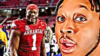 BLACK JOSH ALLEN?! KJ Jefferson || Arkansas Razorbacks Quarterback || 2023 Senior Highlights