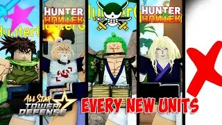 All Star Tower Defense - Every NEW Units Showcase!⭐ (5 stars except Merlin) | Roblox