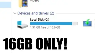 Installing Windows 10 on a 16GB SSD!