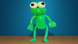 Crazy Frog  of balloons