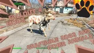 MOD : FallOut 4 - Craftable Dogs And Other Animals