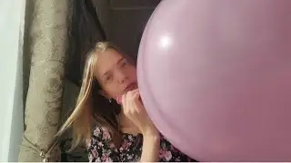 ASMR BIG PINK BALLOON