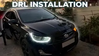 car DRL installation  || how to install DRL in car || DRL Running lights for car