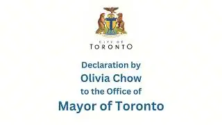 Mayoral Declaration of Office Ceremony of the Mayor-elect Olivia Chow – July 12, 2023