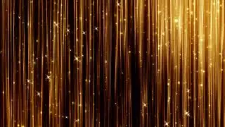 Golden Star  Particles Shiny  Seamless Loop 4k