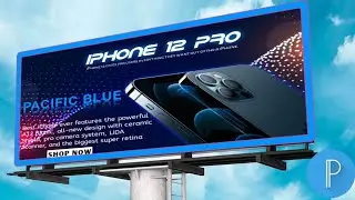 how to design professional banner iPhone 12 pro pixellba