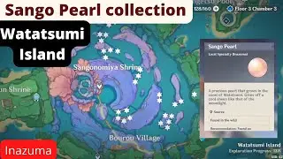 Sango Pearl locations || Watatsumi Island || Inazuma || Genshin Impact 