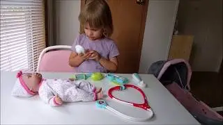 Обзор | Набор доктора | Fisher Price Medical Kit | Toy Hospital Doctor Bag