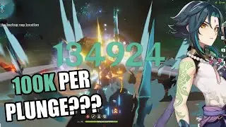 How to do 100k Damage Per Plunge With Xiao | Genshin Impact