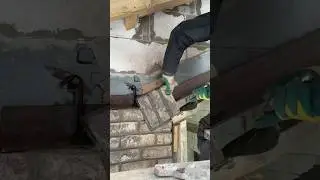 Облицовка дома #кирпич ручной формовки