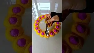 Easy rangoli design for beginners 😍🌺 #shorts #viral #rangoli #kolam #easy