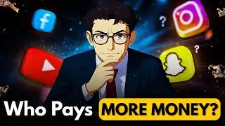 YOUTUBE Vs SNAPCHAT Vs INSTAGRAM Vs FACEBOOK | Which Pays More?