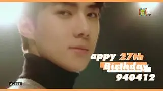 Quảng cáo chúc mừng sinh nhật Sehun trên kênh HN1