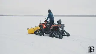 Plastic high throw snow plow / Tapered snow plow blade - IRON BALTIC