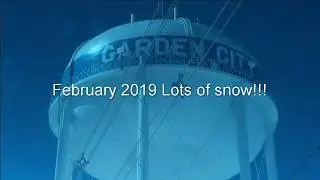 Garden City Kansas 2019 Winter Wonderland after February storms