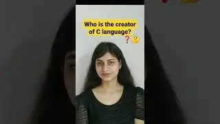 Who is the creator of C language? #clanguage #programming #short #shorts #youtubeshorts #shortvideo
