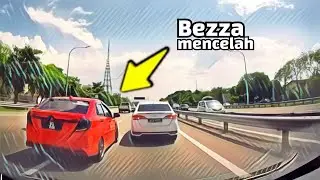 Perodua Bezza mencelah secara berb*haya