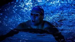 ISL 2020. Caeleb Dressel prepares himself for a World Record in 100 m Medley