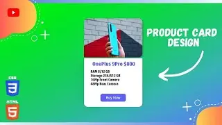 CSS Product Card UI Design tutorial | Creative HTML and CSS |