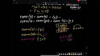 Unit 2.2 | Compute FIRST and FOLLOW | LL(1) parsing | Syntax Analysis | Compiler Design | By Roshika