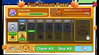 Fall Season Pass Showcase (Race Clicker) [Roblox]