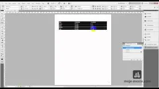 InDesign 14: Tabele