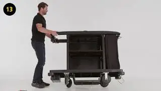 Rubbermaid Commercial Products Motorized Housekeeping Cart Assembly Video
